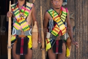 Chuvachu et Sanglomong de la tribu Pochury - hornbill festival Nagaland - Inde