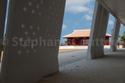 Le Dojo spécial du Karaté kaikan et la modernité du bâtiment principal - Naha- Okinawa