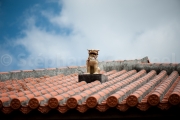 Shisa on hot roof  - Naha Okinawa