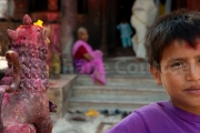 Enfant dévot - Népalganj - Népal